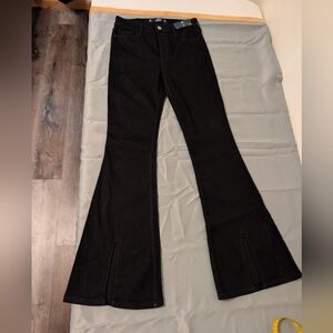 Hollister Black High-Rise Flare Jeans